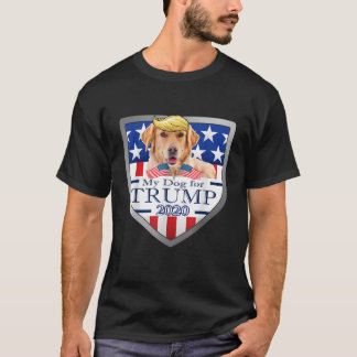 T-shirt Mon Golden Retriever Pour Trump T Shirt