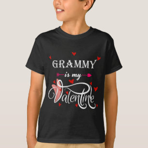 T-shirt Mon Grammy Est Ma Saint Valentin Petit-fils de la