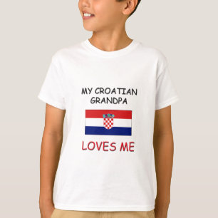 T-shirt Mon grand-papa de Croate m'aime