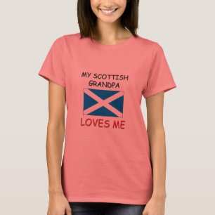 T-shirt Mon grand-papa d'écossais m'aime
