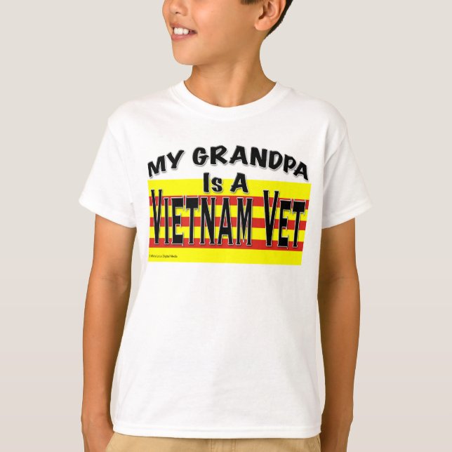 T-shirt Mon grand-papa est des enfants d'une chemise de (Devant)