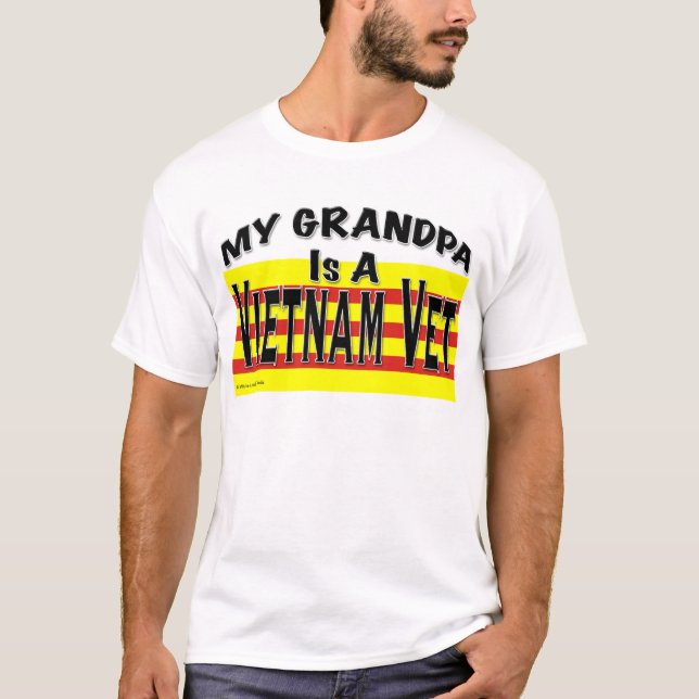 T-shirt Mon grand-papa est une chemise de vétérinaire du (Devant)