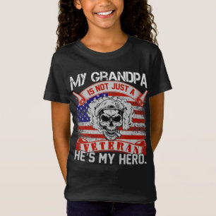 T-Shirt Mon grand-père pas seulement un vétéran, il est un
