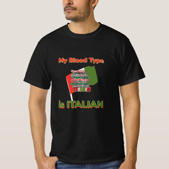 T-shirt Mon Groupe Est Italien (Devant)