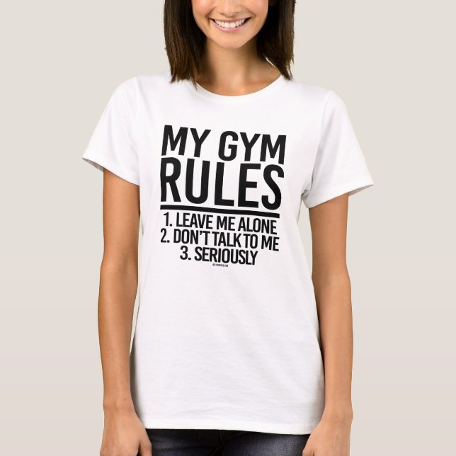 T-shirt Mon gymnase ordonne - laissez-moi seul - .png (Devant)