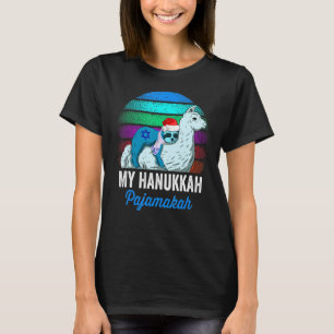 T-shirt Mon Hanoukka Pajamakah Chanukah Pajamas Sloth Meno