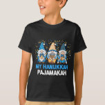 T-shirt Mon Hanoukka Pajamakah Gnomes Channukah Jewish Gno<br><div class="desc">Mon Hanoukka Pajamakah Gnomes Channukah Gnomies Juifs Dons</div>