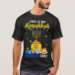 T-shirt Mon Hanoukka Pyjama Chemise Softball Joueur Juif M<br><div class="desc">Mon Hanoukka Pyjama Chemise Softball Joueur Juif Menorah</div>