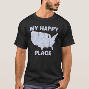 T-shirt Mon Happy Place Hockey