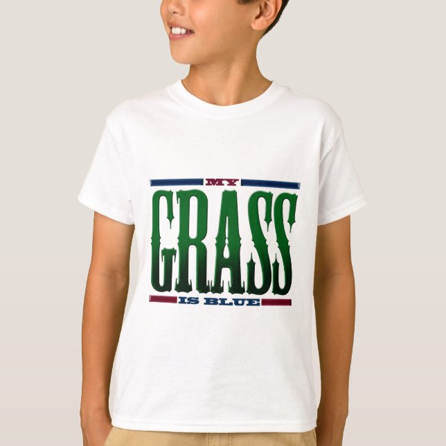 T-shirt "Mon Herbe Est Bleue" (Devant)