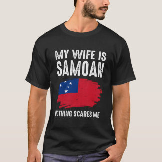 T-shirt Mon héritage samoan rien ne me fait peur Drapeau R
