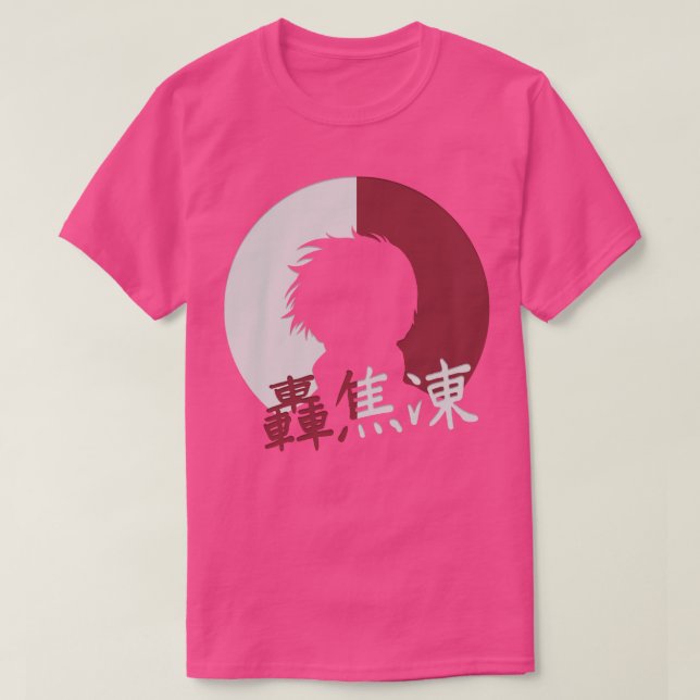 T-shirt Mon héros Academia Todoroki FireIce (Design devant)