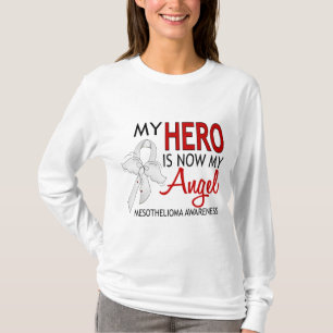 T-shirt Mon héros est mon mèsothéliome d'ange