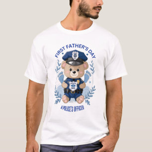 T-shirt 👮 💙 "Mon Héros, Mon Papa" - Fête du Père