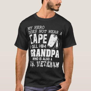 T-shirt mon héros ne porte pas de cape, je l'appelle gran