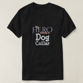T-shirt Mon héros utilise un collier de chien