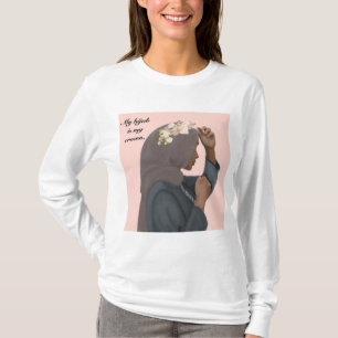 T-shirt Mon hijab est ma Chemise de la Couronne
