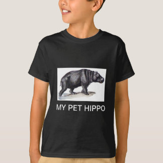 T-SHIRT MON HIPPOPOTAME D'ANIMAL FAMILIER