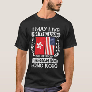 T-shirt Mon Histoire A Commencé À Hong Kong