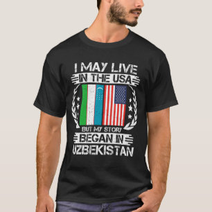T-shirt Mon Histoire A Commencé En Ouzbékistan
