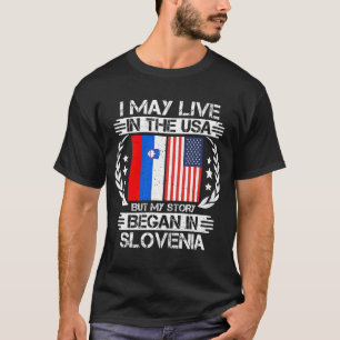 T-shirt Mon Histoire Commence En Slovénie