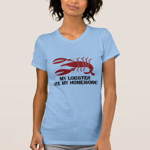 T-shirt Mon homard a mangé mes devoirs