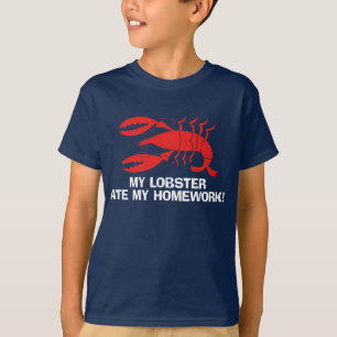 T-shirt Mon homard a mangé mes devoirs