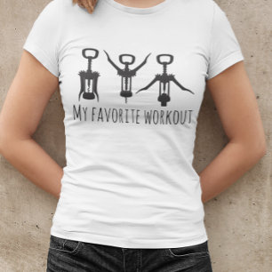 T-shirt Mon Humour d'ouverture à vis à vin préféré de l'en