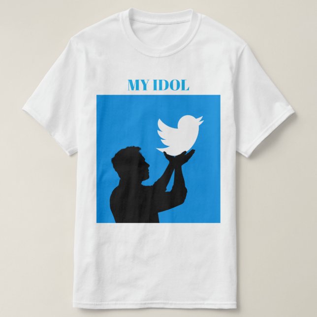 T-shirt Mon IDOLE Elon Musk (Design devant)