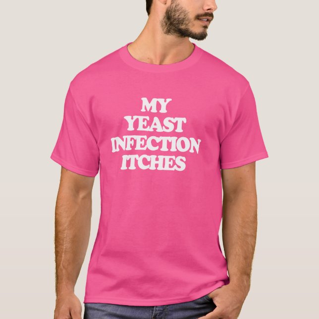T-shirt Mon infection de levures - Fun Dire Filles Cool (Devant)