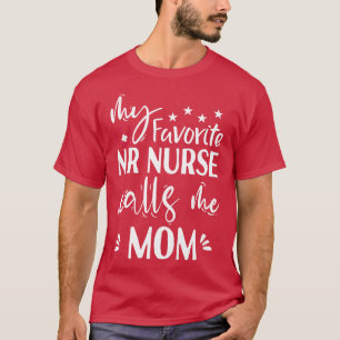 T-shirt Mon infirmière préférée de l'ER m'appelle maman