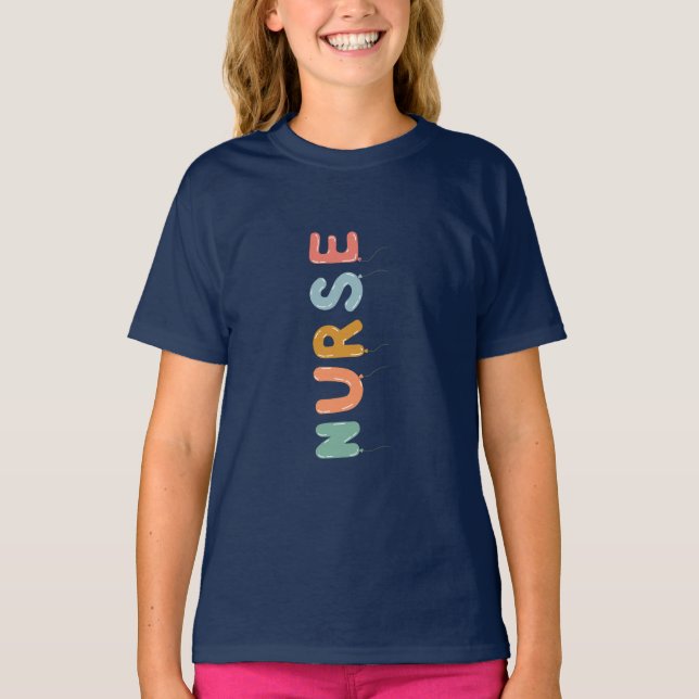 T-shirt Mon Infirmière Préférée Est Ma Mère Mignonne Perso (Devant)