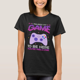 T-shirt Mon jeu à être ici 2