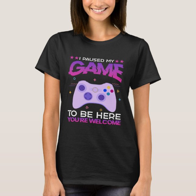 T-shirt Mon jeu à être ici 2 (Devant)