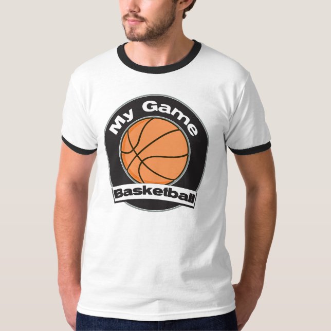 T-shirt Mon Jeu-Basket-ball (Devant)