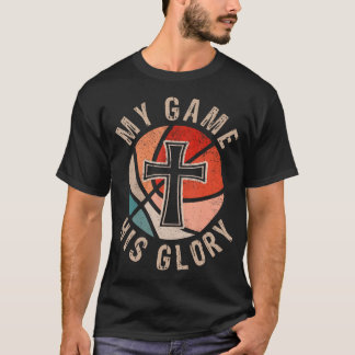 T-shirt Mon Jeu Sa Gloire Basketball Foi