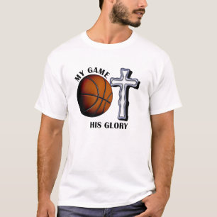 T-shirt Mon Jeu Sa Glorieuse Basketball Jésus
