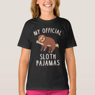 T-shirt Mon joli pyjama de fentes officielles mignonne cou