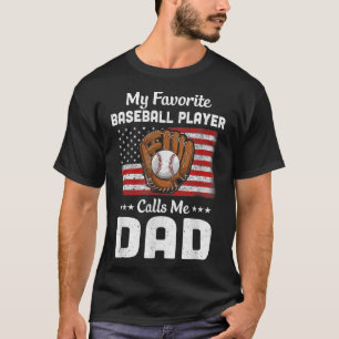 T-shirt Mon Joueur De Baseball Favori Me Appelle