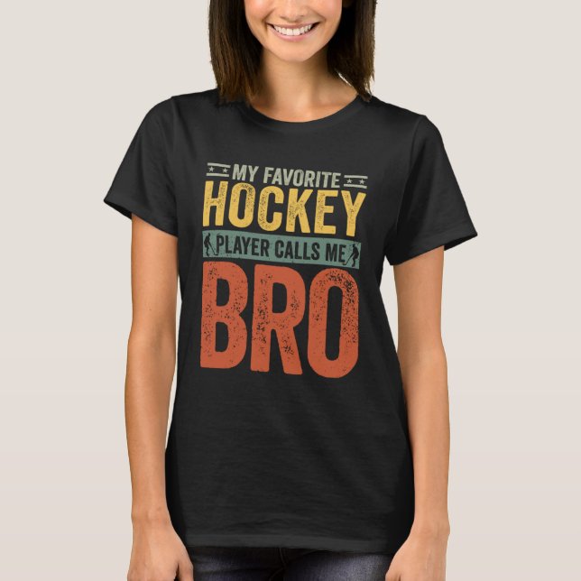 T-shirt Mon Joueur De Baseball Préféré M'Appelle Bro Baseb (Devant)