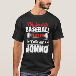 T-shirt Mon Joueur De Baseball Préféré M'Appelle Non
