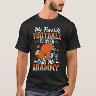 T-shirt Mon Joueur De Football Favori M'Appelle Grammy Mig