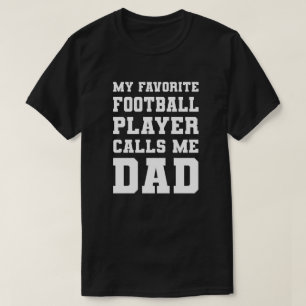 T-shirt Mon Joueur De Football Favori M'Appelle Papa