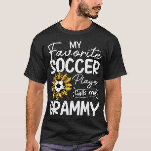 T-shirt Mon Joueur De Football Préféré M'Appelle Grammy Su