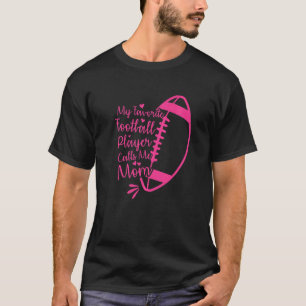 T-shirt Mon joueur de football préféré m'appelle maman 1