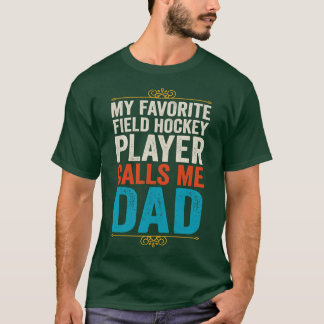 T-shirt Mon Joueur De Hockey De Champ Préféré M'Appelle Pa