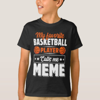 T-shirt Mon joueur de Sketll préféré m'appelle Maman de Me