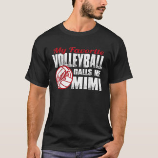 T-shirt Mon Joueur de volley-ball favori Mimi Volleyball M