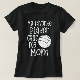 T-shirt Mon joueur de volleyball préféré m'appelle cadeau