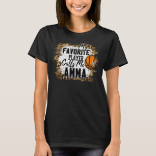T-shirt Mon Joueur favori m'appelle Amma Basketball Mère